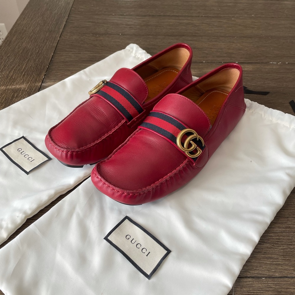 Gucci Men’s Moccasin Loafers Size 10